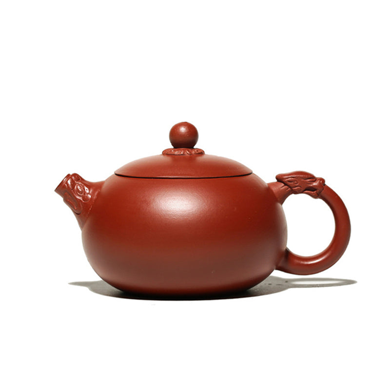 Round Purple Clay Teapot ClayPurple
