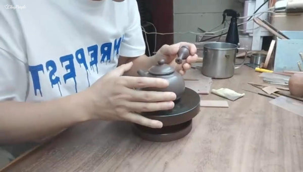 The Making of Purple Clay Teapot 132