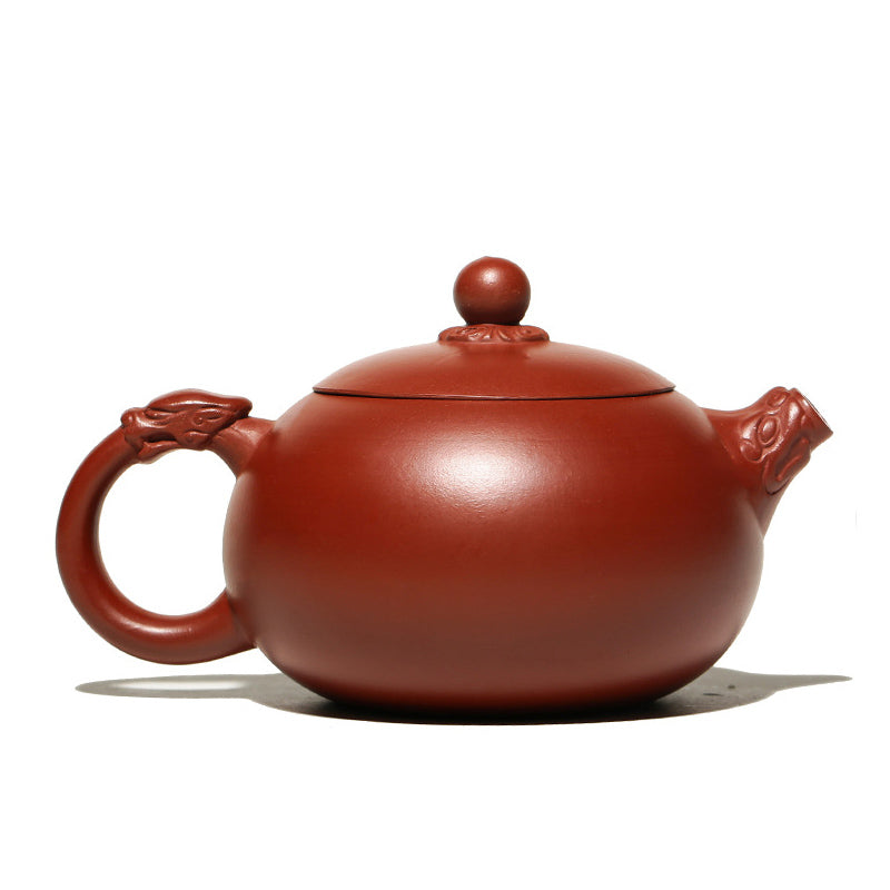 Round Purple Clay Teapot ClayPurple