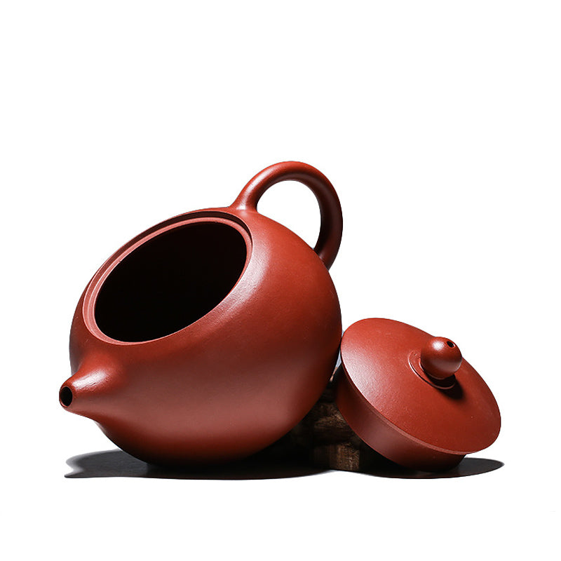 Chubby Purple Clay Teapot ClayPurple