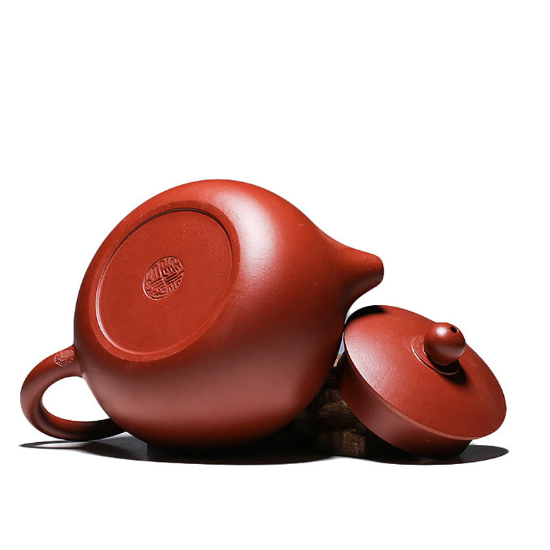 Chubby Purple Clay Teapot ClayPurple