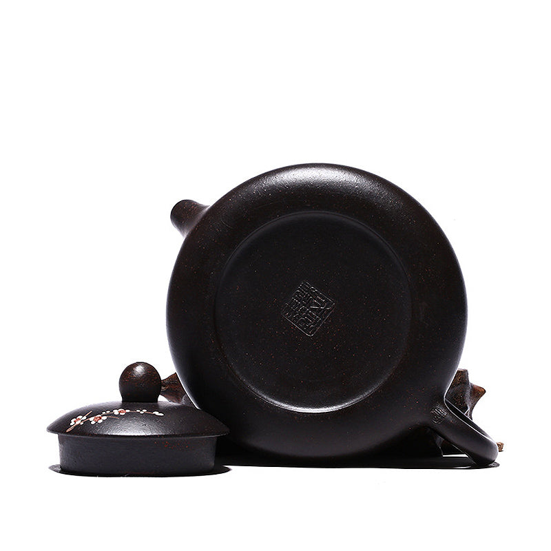 Blossom Tree Purple Clay Teapot ClayPurple