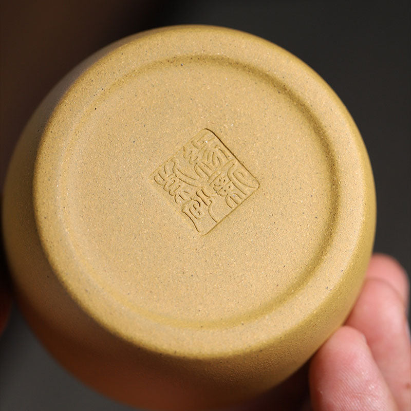 Simple Purple Clay Tea Cup ClayPurple