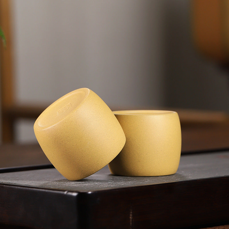 Simple Purple Clay Tea Cup ClayPurple