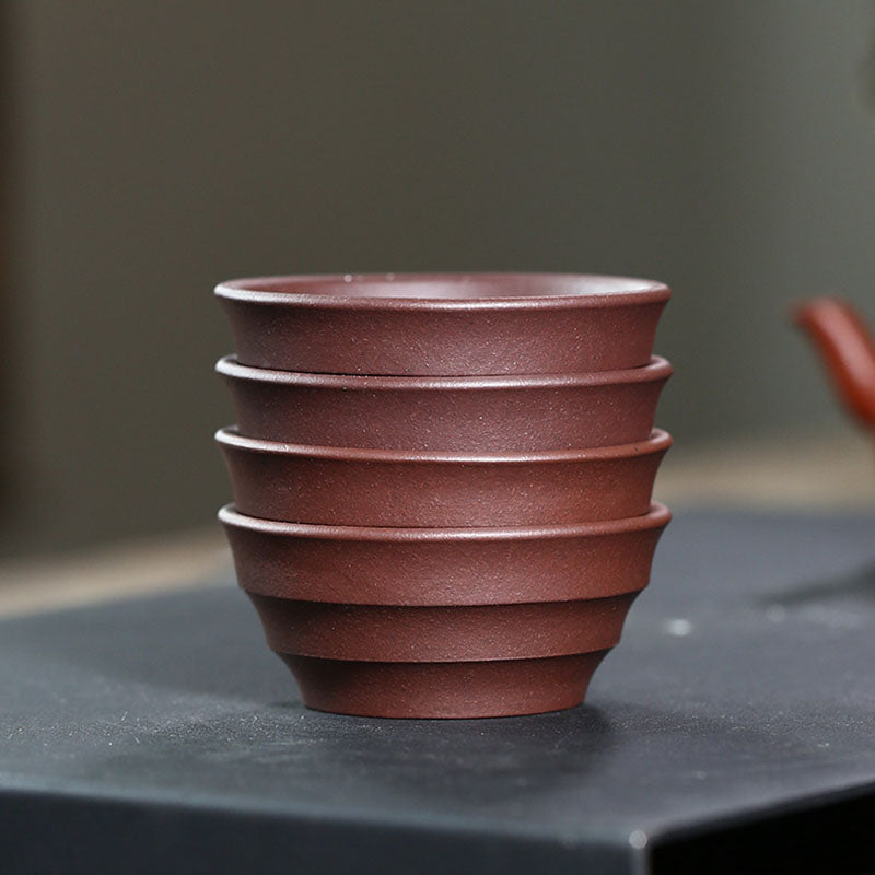 Step Up Purple Clay Tea Cup ClayPurple