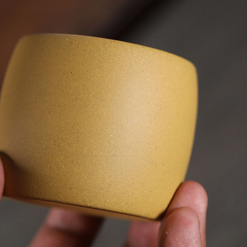 Simple Purple Clay Tea Cup ClayPurple