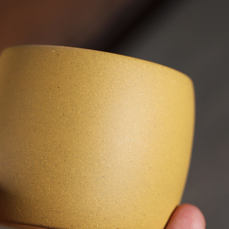 Simple Purple Clay Tea Cup ClayPurple